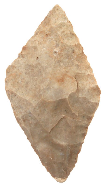 3" Harahay Knife. OK. Gray Chert. Davis COA: 3" Harahay Knife. OK. Gray Chert. Davis G7+ COA
