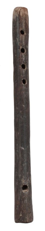 10" Pottery Flute. Excellent condition. Colima.: 10" Pottery Flute. Excellent condition. Colima. PreColumbian. Mexico. 500 BC to 500 AD