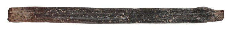 Large 12 1/2" Pottery Flute. Glued. Colima.: Large 12 1/2" Pottery Flute. Glued. Colima. PreColumbian. Mexico. 500 BC to 500 AD