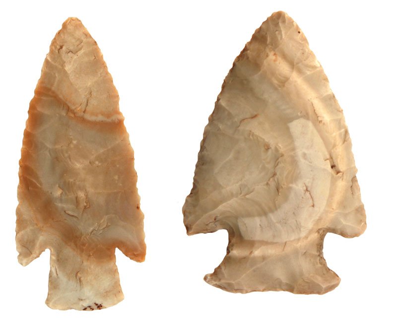 Two very fine 2 3/8" Hardins. Missouri. Hathcock: Two very fine 2 3/8" Hardins. Missouri. Hathcock