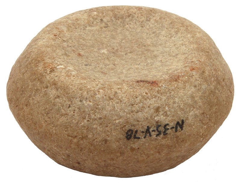 4" Salt River Discoidal. Williamson Co, IL. Polished: 4" Salt River Discoidal. Williamson Co, IL. Polished Quartz. Found by Woodrow Tanner