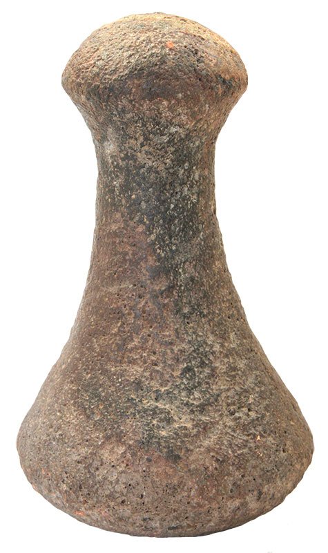 5 7/8" "Poi Pounder" Hawaiian Pestle. Rare offering.: 5 7/8" "Poi Pounder" Hawaiian Pestle. Rare offering. Very good condition. Ex-Larry Swann