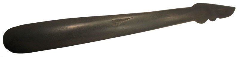 21 7/8" Northwest Coast Club. WA. Large, highly: 21 7/8" Northwest Coast Club. WA. Large, highly polished black/green hardstone. A few scrapes, but in fine condition. Found in 1915 by Gerald Richmand