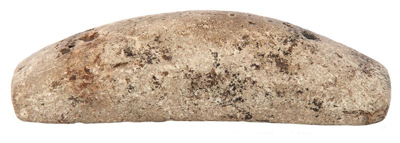 3 9/16" Galena Boatstone. Kalamazoo, MI. Earl: 3 9/16" Galena Boatstone. Kalamazoo, MI. Found in 1928 by Roy Nichols. Very food condition. Ex-Earl Townsend (T-4037).