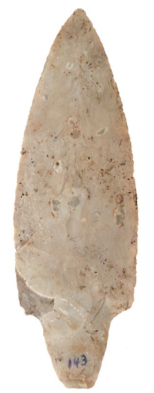 4 3/4" Dickson. Calhoun Co, IL. Thin, well made.: 4 3/4" Dickson. Calhoun Co, IL. Thin, well made. Pictured in Who's Who #7, p51. Leo Paul Davis