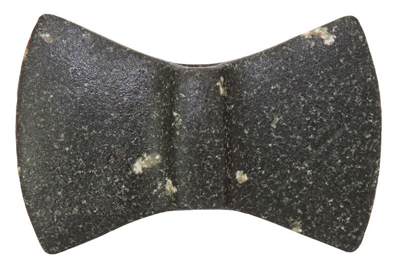 3 11/16" Wisconsin Wing Bannerstone. Calumet Co, WI.: 3 11/16" Wisconsin Wing Bannerstone. Calumet Co, WI. Porphyry. Sold at the second (1980) Stan Copeland sale. Putty G10 COA