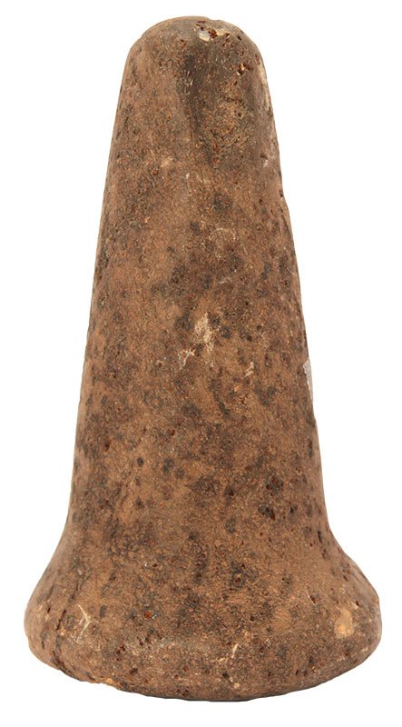 5 1/4" Bell Pestle. OH. Highly polished. Looks like: 5 1/4" Bell Pestle. OH. Highly polished. Looks like Quartz. Fine condition. Tony Podkanowicz