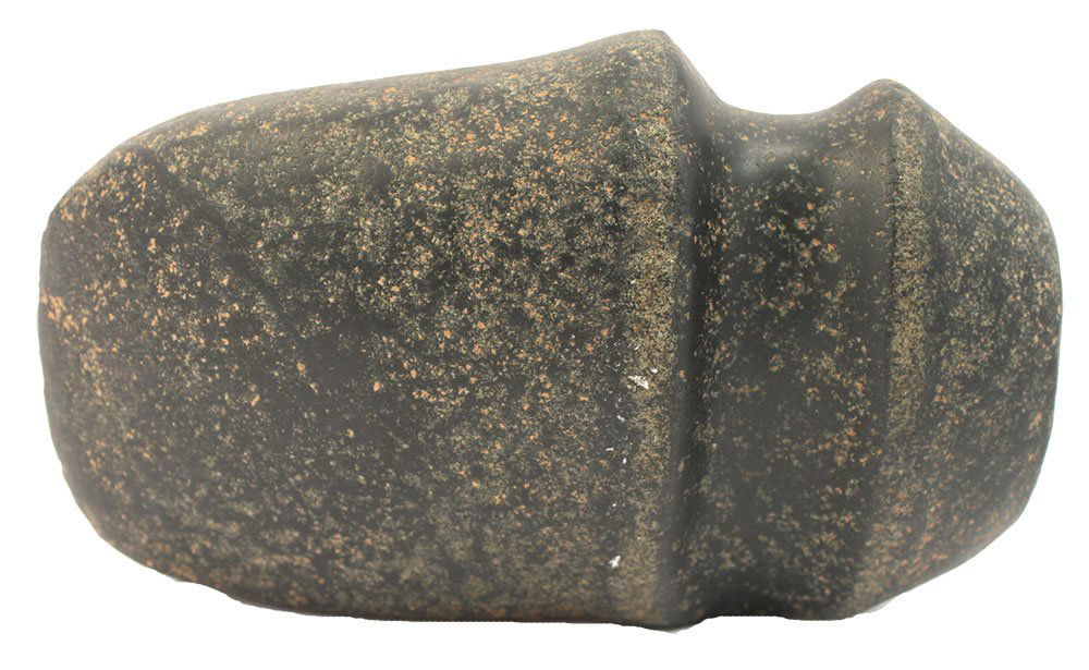 7 3/8" 3/4 Groove Axe.  Scioto Co, OH.  Faceted ridge . (1 of 3)