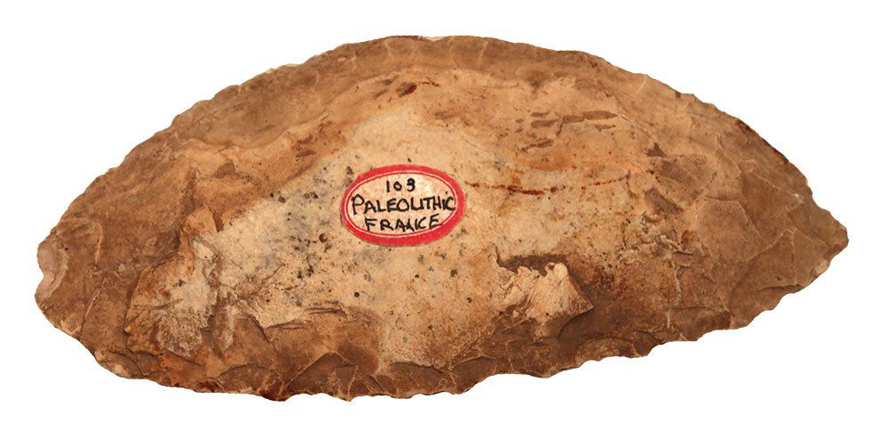 4 Paleolithic Flint and Stone Tools (3 3/16"-6 1/4"). (1 of 7)