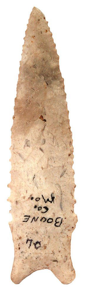 3 7/8" Serrated Dalton.  Boone Co, MO.   Leo Paul (1 of 3)