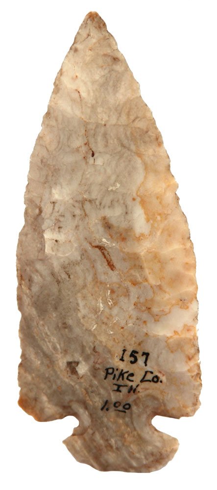 3 1/2" Dovetail.  Pike Co, IN.  Ex-Lyle Guckert.  Putty (1 of 2)