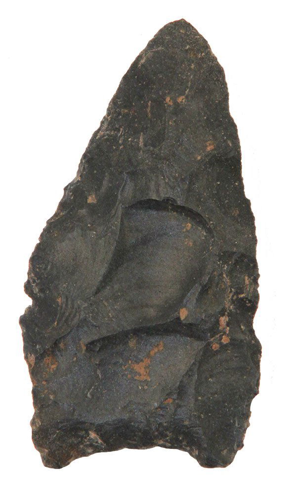 2 Clovis Points (2 1/8" & 2 7/8").  OH.  Leo Paul Davis (1 of 3)