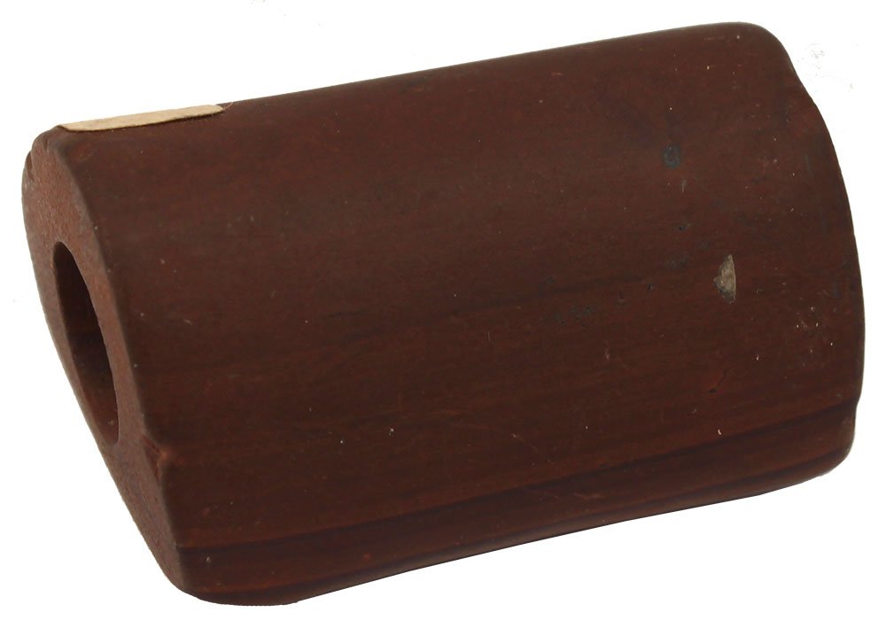 1 3/4" Claystone Hump Bannerstone.  Ex-Chalmer Lynch (1 of 2)