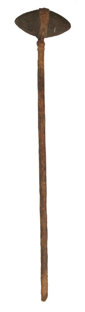 Plains Indian Head Knocker (29 1/4").  Old with Stone (1 of 3)