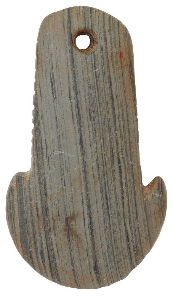 2 13/16" Anchor Pendant.  Montgomery Co, OH.  Tallied. (1 of 2)