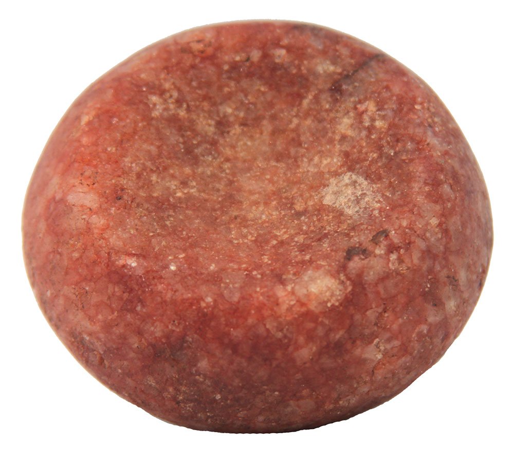 2 1/8" Miniature Jersey Bluff Discoidal.  Red Quartz. (1 of 3)