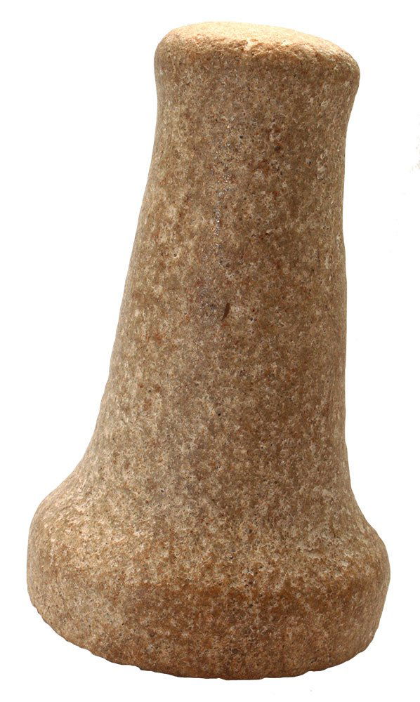 5 1/2" Knobbed Pestle.  Delaware Co, OH.  Butterscotch (1 of 4)