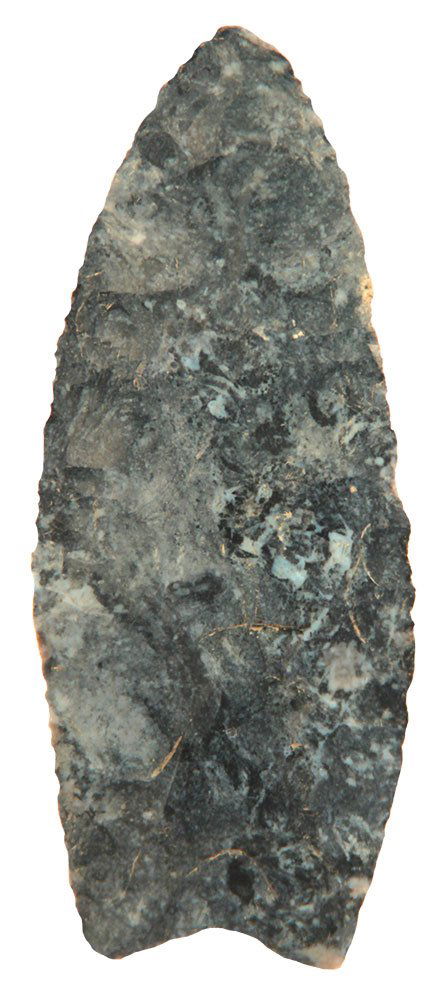 3 9/16" Clovis.  Licking Co, OH.  Black and white (1 of 3)