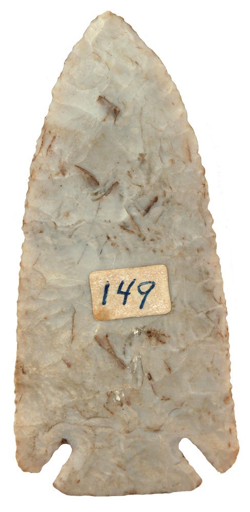 3 3/16" Pulaski.  IL.  Pictured Overstreet #5, p767. (1 of 3)