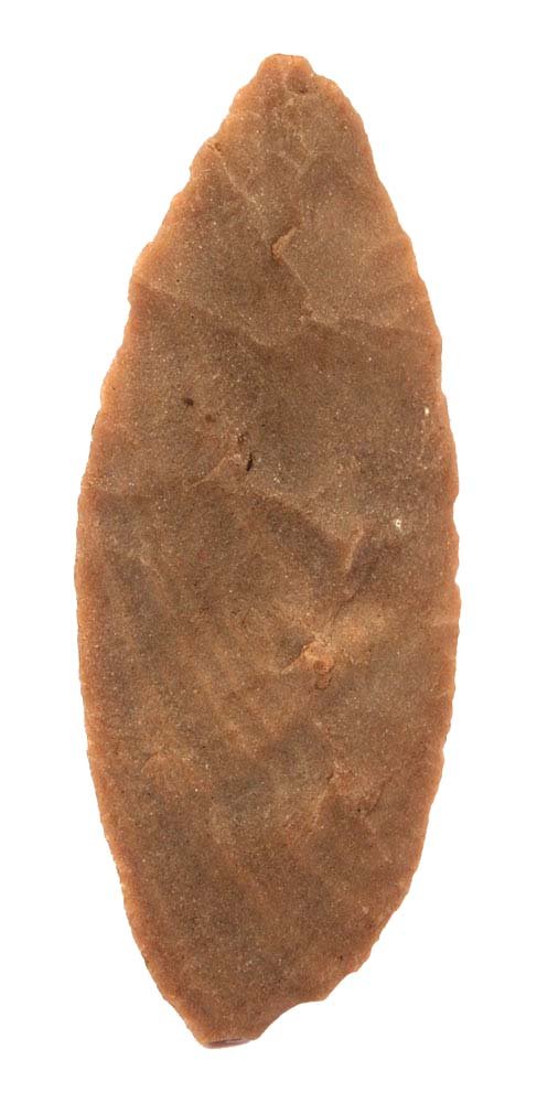 3 13/16" Bi-Pointed Knife.  Colorado.  Silicified (1 of 2)