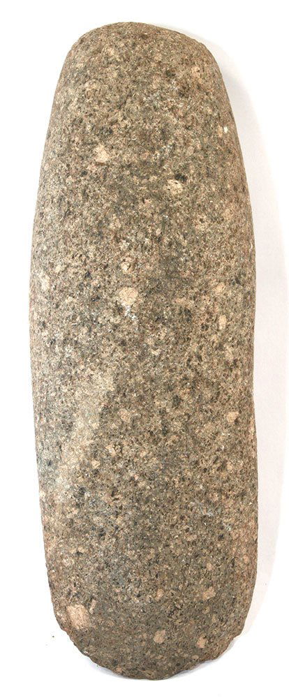 6 7/8" Adena Celt.  OH.  Some large white inclusions. (1 of 2)