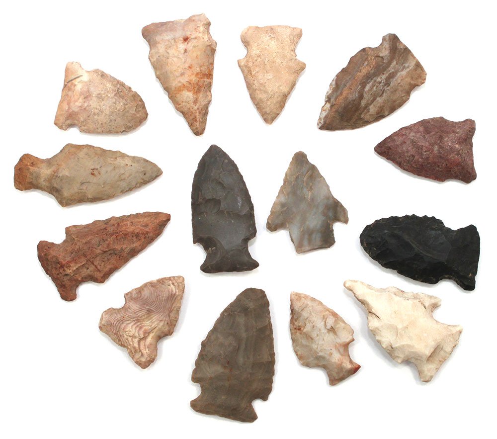 Group  of 14 Points.  IL and IN.  Longest 1 3/4".  From (1 of 1)