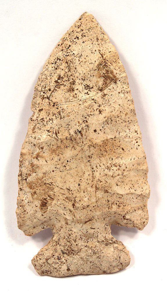 Fine 4" Thebes. IL. Thin, well made. From the old: Fine 4" Thebes. IL. Thin, well made. From the old Lewis McDaniel Collection