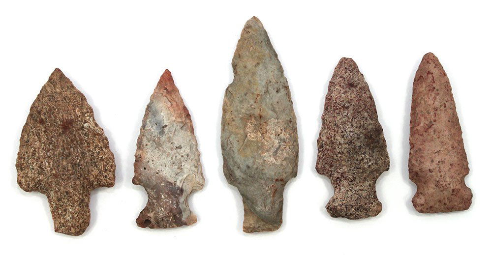 Group 5 Indiana Points.  Longest 2 7/8" Some nice (1 of 1)