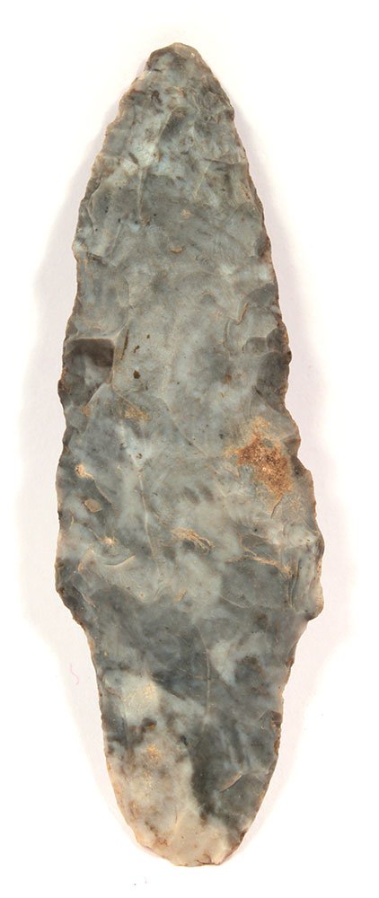 3 7/8" Adena.  OH.  Vivid Coshocton Flint.  From the (1 of 2)