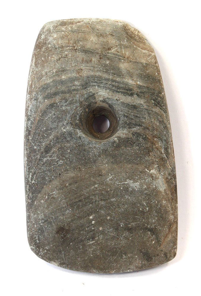 3" Slate Pendant.  OH.   Ex-Lewis McDaniel (1 of 2)