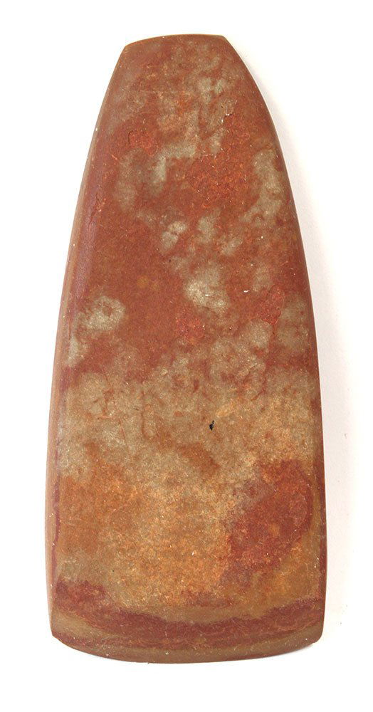 Colorful 3 3/4" Adz.  Thin, ~.3".  KY.  Excellent (1 of 2)