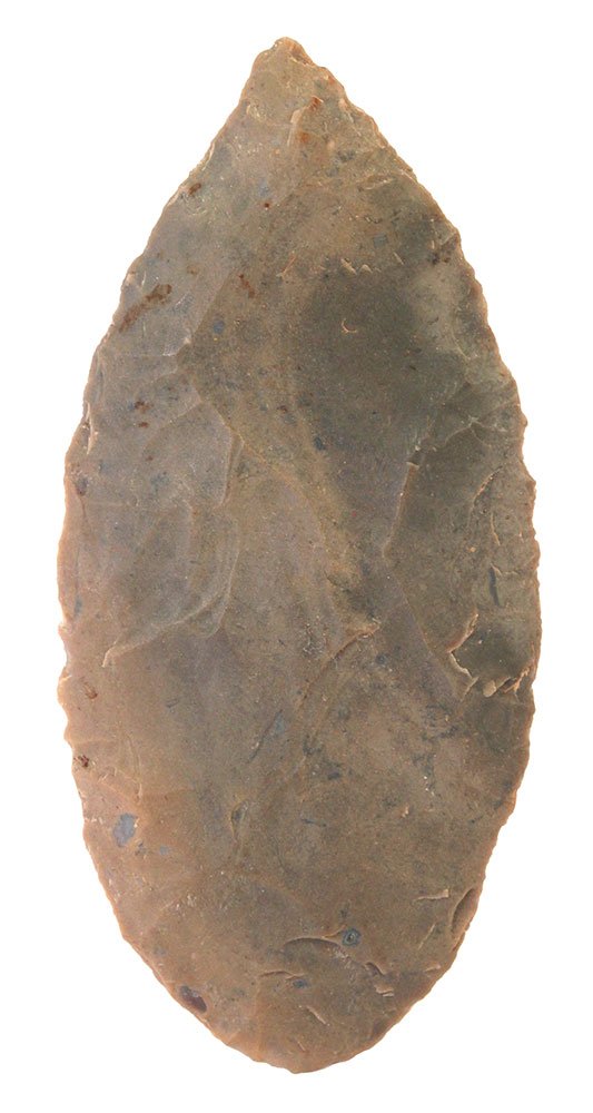 3 3/8" Leaf Blade.  Scott Co, IL.  Cobden Chert. (1 of 2)