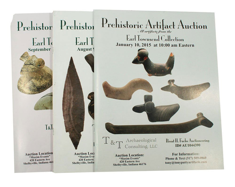 3 Earl Townsend Auction Catalogs (Sept 2013, Aug 2014 (1 of 1)