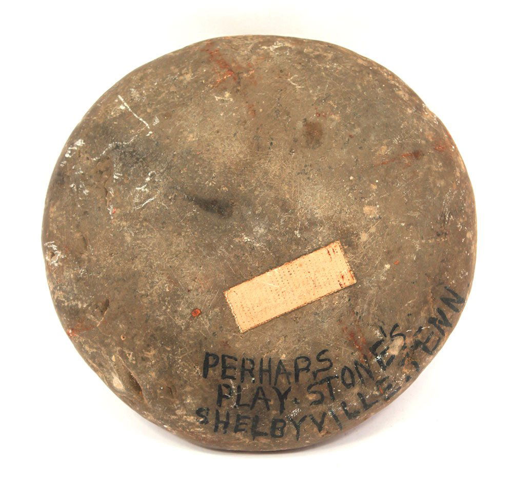 4 7/8" Stone Discoidal.  Shelbyville, TN.  ~1 1/2" (1 of 2)