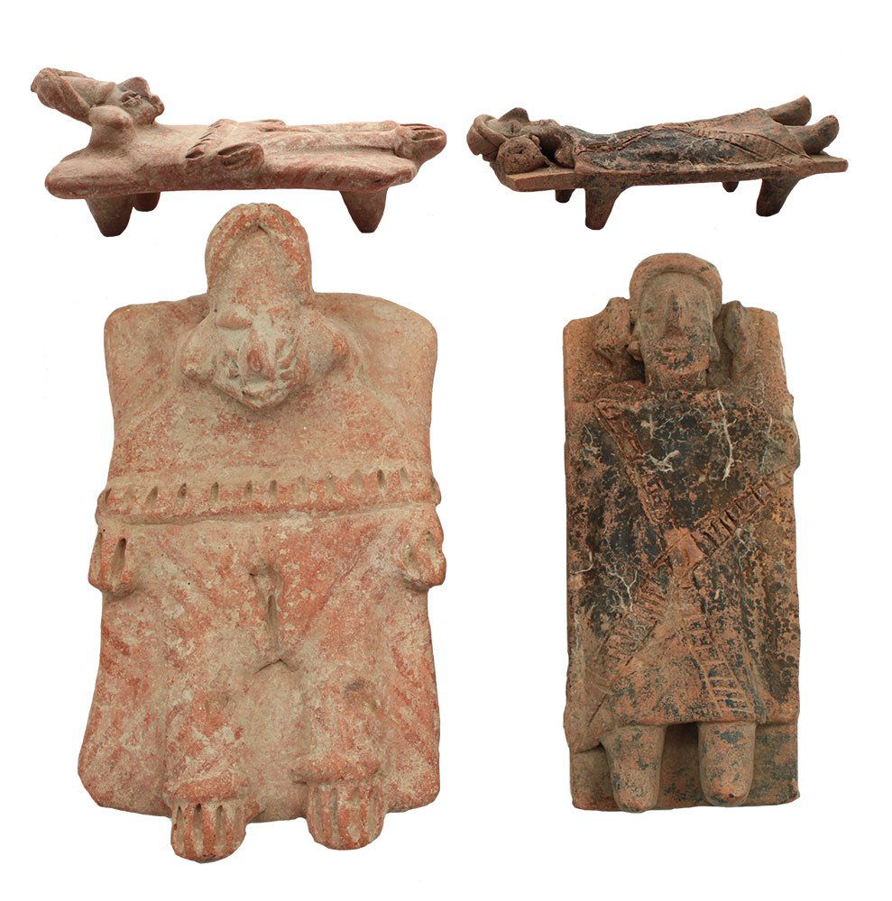 2 Ceramic Bed Figures.  Western Mexico, probably (1 of 1)