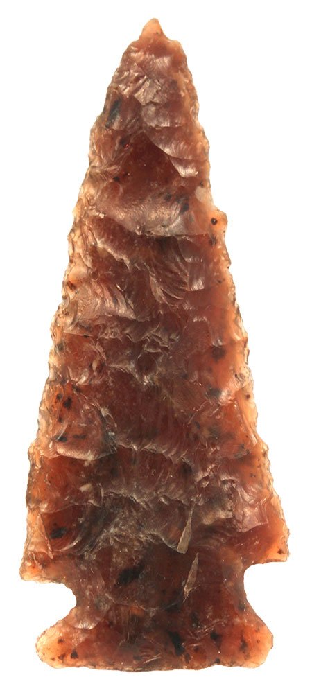 2 1/2" Bitteroot Point.  CO.  Burin tip.  Knife River (1 of 2)