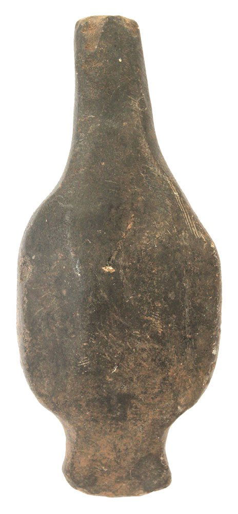 3 1/2" Slate Lizard Effigy.  KY/OH.  Jackson G9 COA (1 of 3)