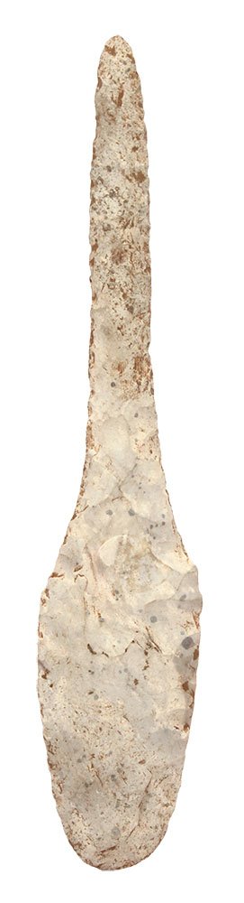 5 3/8" Adena Drill.  IL.  Burlington Chert.  Putty G10 (1 of 3)