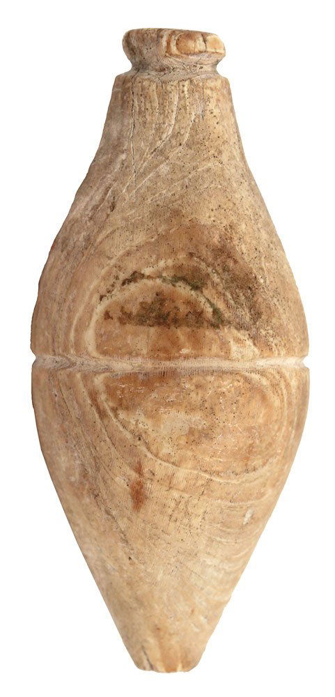 2 3/8" Grooved Plummet.  From old OK collection.  Looks (1 of 3)