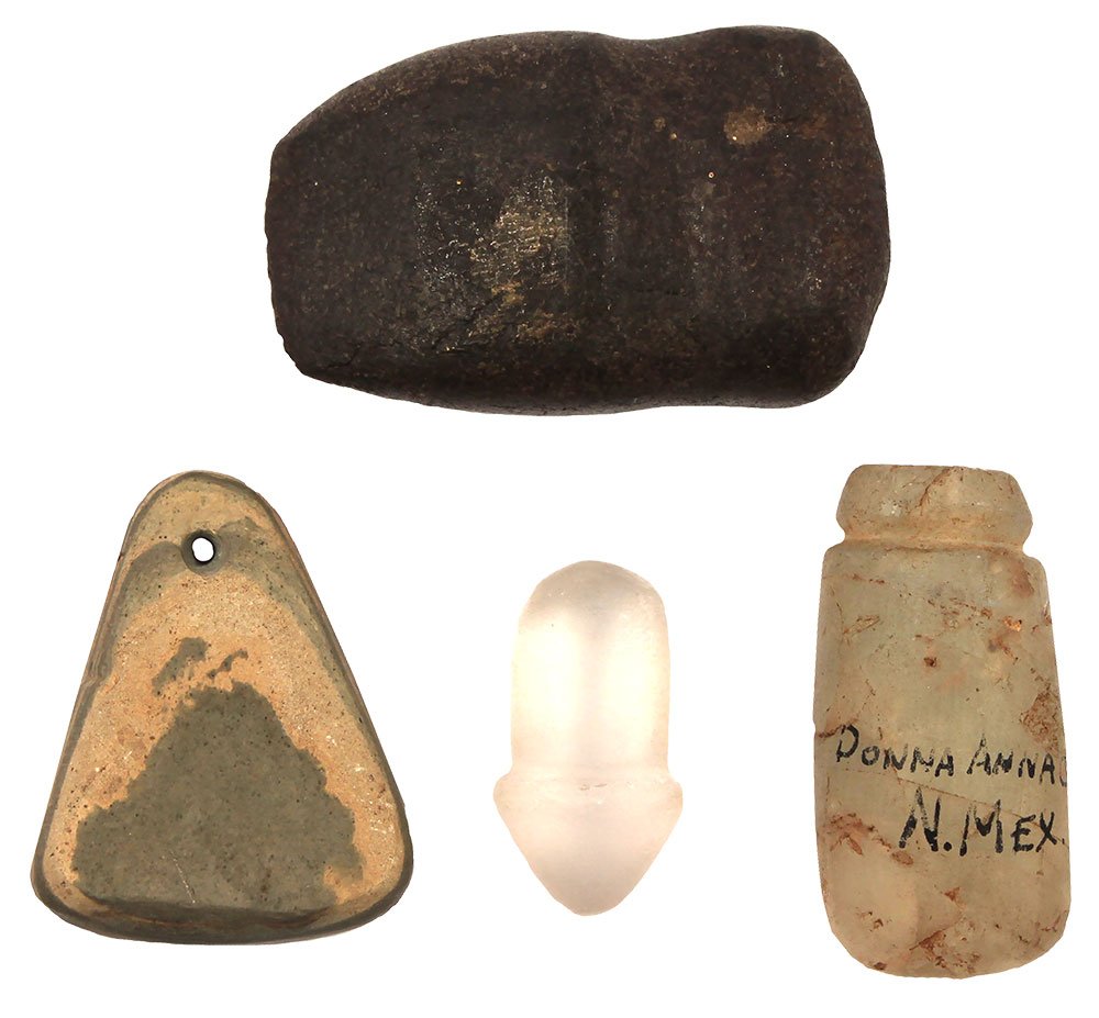 4 Gems from Roy's Collection.  Miniature Hematite Axe (1 of 1)