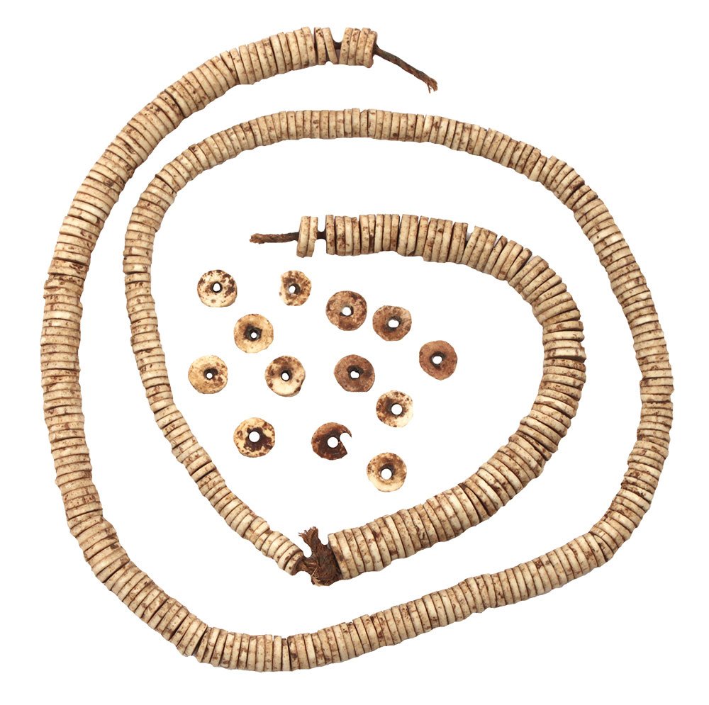 30" Shell Bead Necklace.  TN (1 of 1)