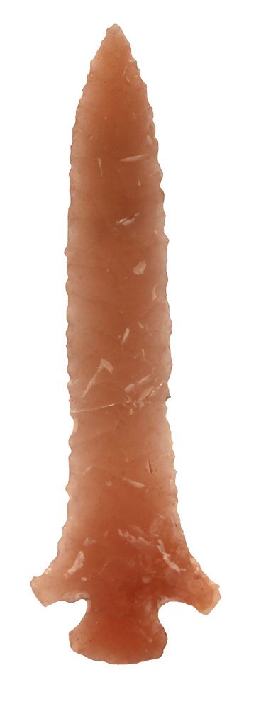 2 1/16" Agee.  AR.  Large, thin, translucent.  Glued. (1 of 2)