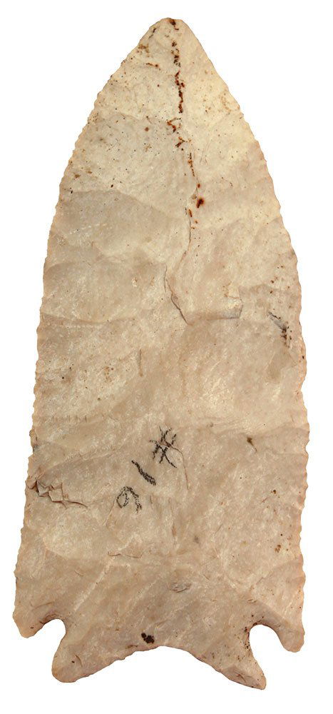 3 7/8" Neuberger.  Pike Co, IL.  Thin, very fine (1 of 3)