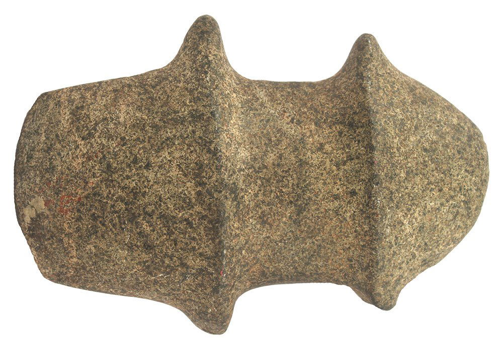 6 1/8" Michigan Barbed Axe.  MI.  Nice.  Ex-Gerald (1 of 2)