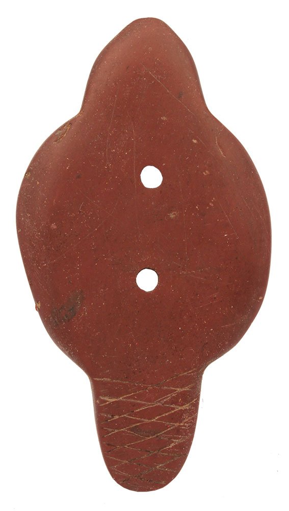 4 13/16" Beaver Effigy Gorget.  Morgan Co, AL. (1 of 2)