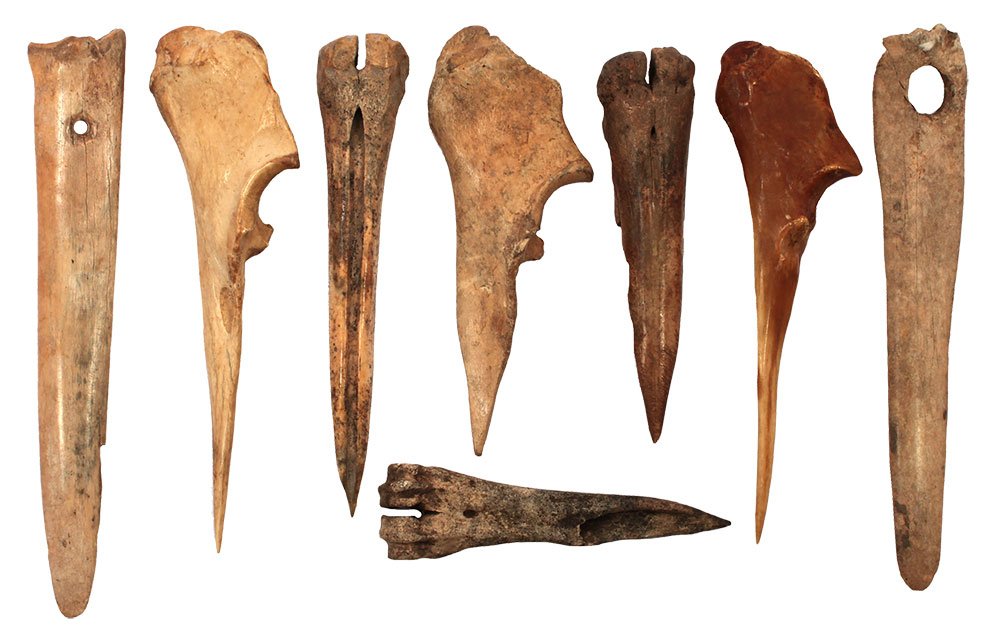 8 Bone Awls and Tools (4 1/4"-6 7/8"). Roy Hathcock: 8 Bone Awls and Tools (4 1/4"-6 7/8"). Roy Hathcock