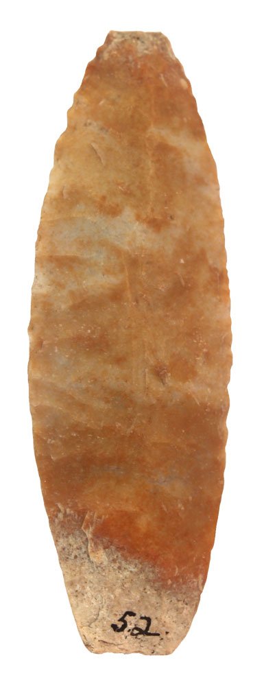 3 1/16" Agate Basin.  IL.  Kaolin.  Leo Paul Davis (1 of 2)