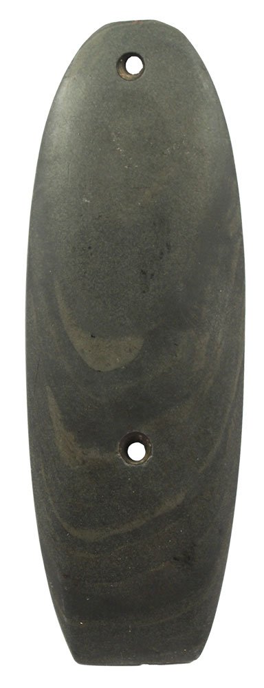 6 3/8" Glacial Kame Gorget.  Mercer Co, OH.  Ex-Jan (1 of 3)