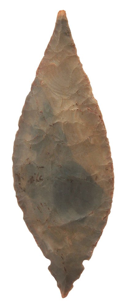 5 1/2" Fulton Turkeytail.  Perry Co, IN.  Thin, G10 (1 of 3)