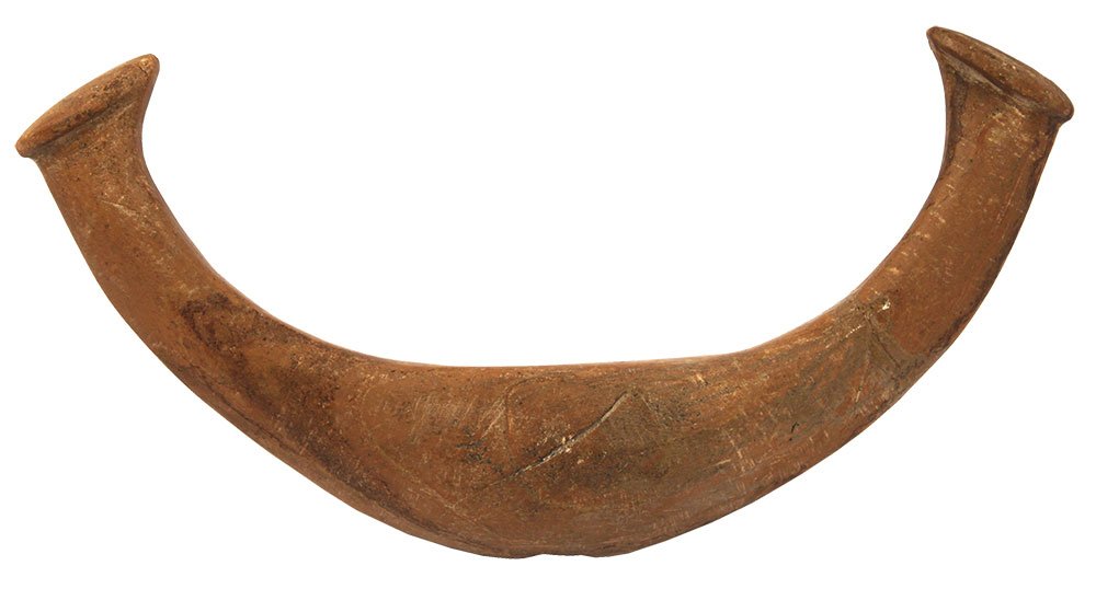 6 1/2" Knobbed Crescent.  Delaware Co, IN.  Patinated (1 of 4)